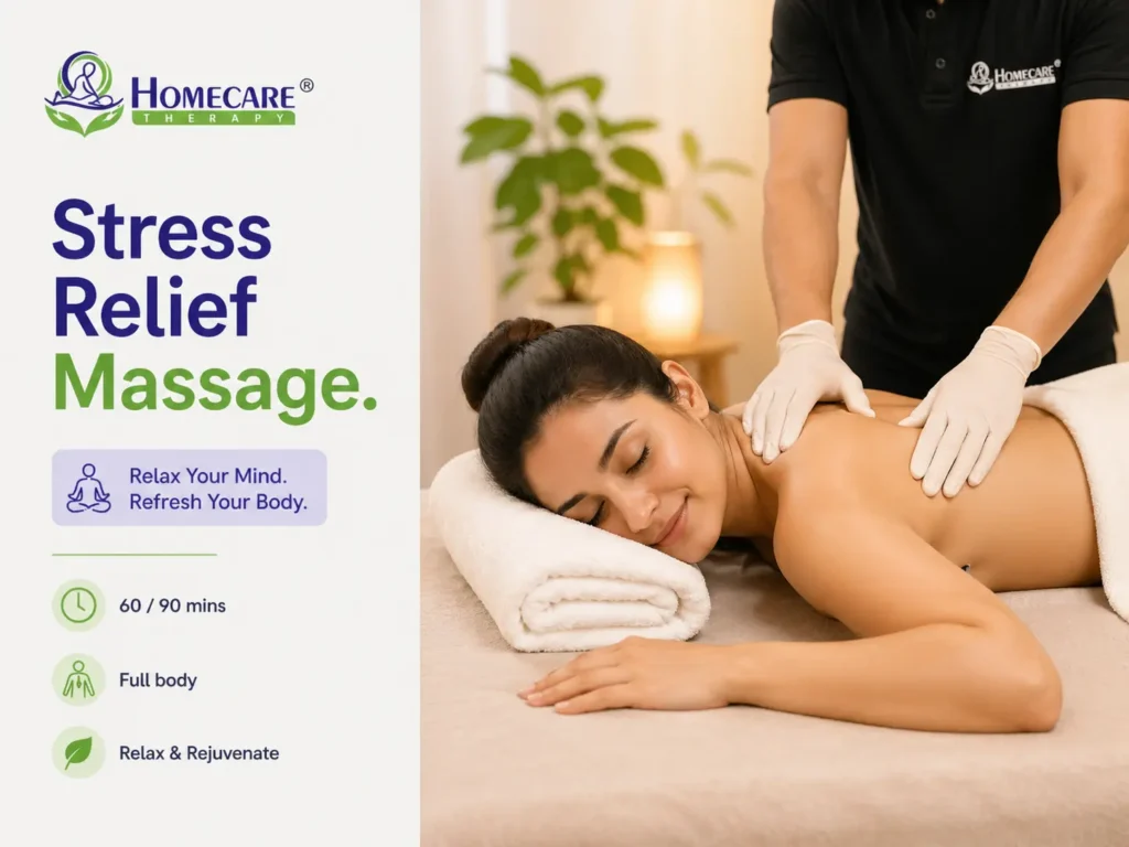 Swedish massage at home in Mumbai for full body relaxation and stress relief